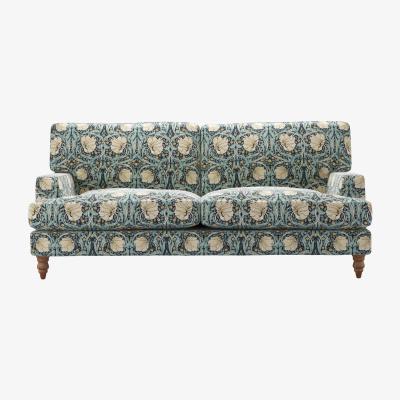 Sofa.com Isla 3 Seat Sofa in Pimpernel Velvet Indigo