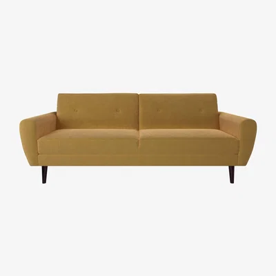 Sofa.com Jack 3 Seat Sofabed in Gold Velvet - sofa.com