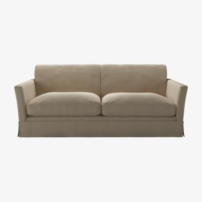 Sofa.com Otto 3 Seat Sofa Bed in Pennine Stone Organic Smart Cotton