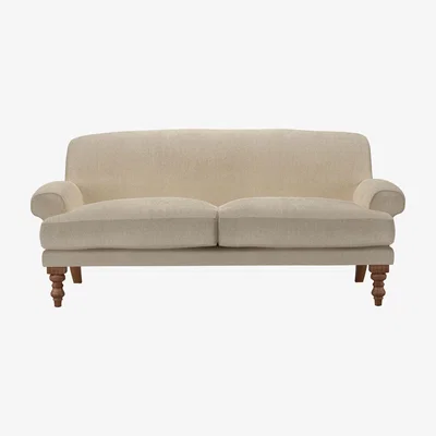 Sofa.com Perfectly Pristine Saturday 2.5 Seat Sofa in Cashew Baylee Viscose Linen - sofa.com