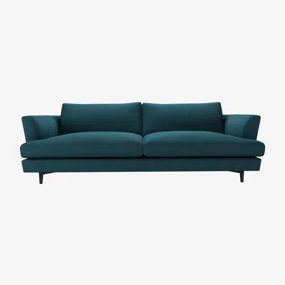 Sofa.com Lars 3 seat sofa in Evergreen  Brushed Linen Cotton