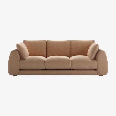 Sofa.com Carmel 3 Seat Sofa in Rosewater Organic Smart Cotton