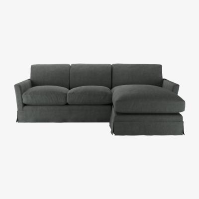 Sofa.com Otto Medium RHF Chaise Sofa in Wells Norfolk Cotton - sofa.com