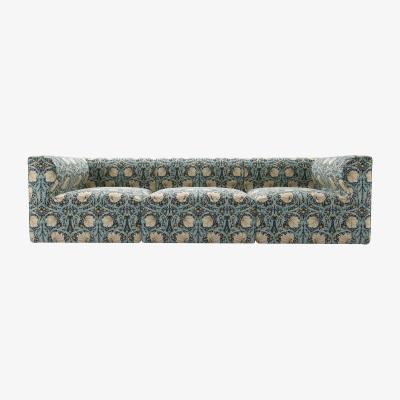 Sofa.com Cohen 3 Seat Sofa in Pimpernel Velvet Indigo