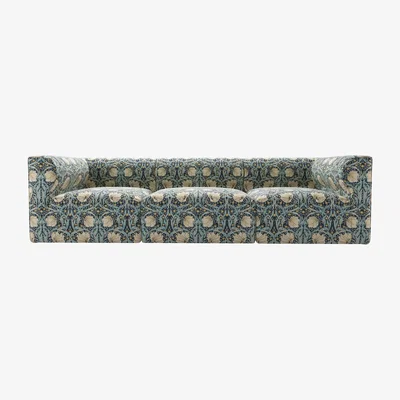 Sofa.com Cohen 3 Seat Sofa in Pimpernel Velvet Indigo