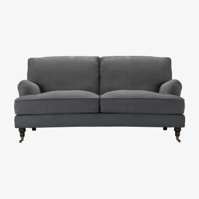 Sofa.com Perfectly Pristine Bluebell 2.5 Seat Sofa in Monsoon Brushed Linen Cotton - sofa.com