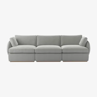 Sofa.com Ren 3 Seat Sofa in Wishing Well Organic Smart Cotton