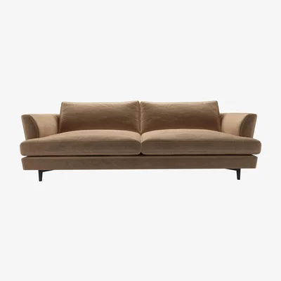 Sofa.com Lars 3 seat sofa in Spiced Latte Cotton Matt Velvet