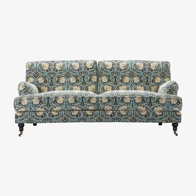 Sofa.com Bluebell 3 Seat Sofa (breaks down) in Pimpernel Velvet Indigo