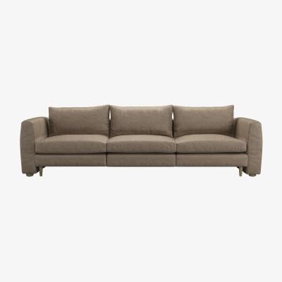 Sofa.com Tiffany 3 Seat Sofa in Greige Florence Textured Weave