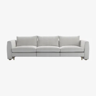 Sofa.com Tiffany 3 Seat Sofa in Harbour Aquaclean Clever Velvet