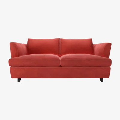 Sofa.com Lars 3 Seat Sofa Bed in Wild Raspberry Smart Velvet