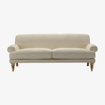 Sofa.com Saturday 3 Seat Sofa (breaks down) in Pampas Hygge Smart Linen