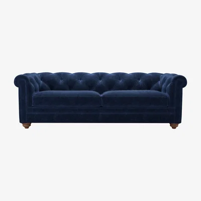 Sofa.com Patrick 3 Seat Sofa Bed in Port Royal Aquaclean Clever Chenille