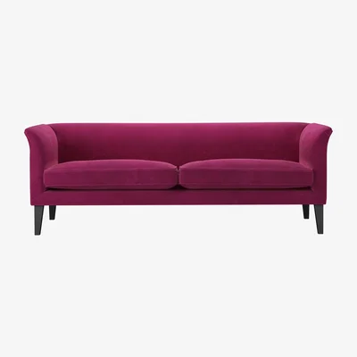 Sofa.com Fingal 3 Seat Sofa in Persian Rose Smart Velvet