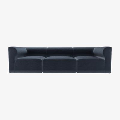 Sofa.com Cohen 3 Seat Sofa in Skyfall Cotton Matt Velvet