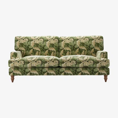 Sofa.com Isla 3 Seat Sofa in Acanthus Velvet Nettle
