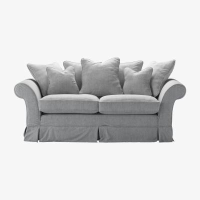 Sofa.com Aspen Scatter Back 3 Seat Sofa Bed in Goodwin Grey Sandgate - sofa.com