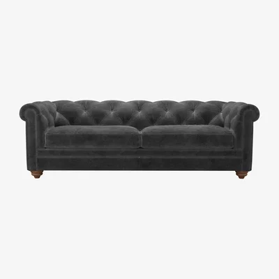 Sofa.com Patrick 3 Seat Sofa in Raven Speckled Chenille