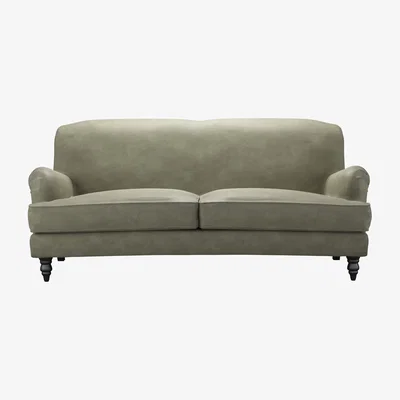 Sofa.com Snowdrop 3 Seat Sofa (breaks down) in Matcha Powdered Leather