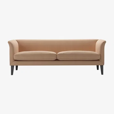 Sofa.com Fingal 3 Seat Sofa in Rosewater Organic Smart Cotton