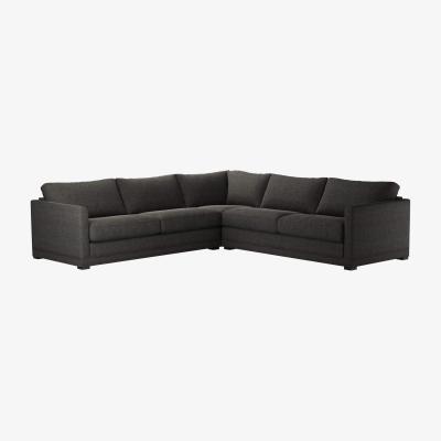 Sofa.com Aissa Large Corner Sofa in Anthracite Quartz - sofa.com
