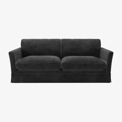 Sofa.com Otto 3 Seat Sofa Bed in Raven Speckled Chenille