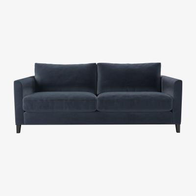 Sofa.com Izzy 3 Seat Sofa (breaks down) in Skyfall Cotton Matt Velvet