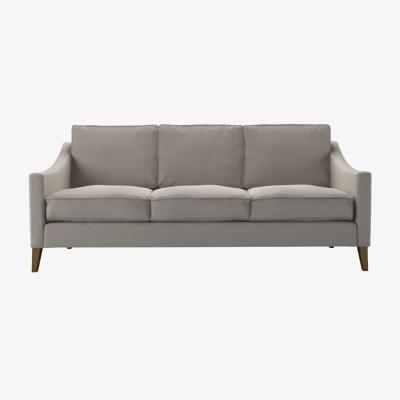 Sofa.com Perfectly Pristine Iggy 3 Seat Sofa in Stone Brushed Linen Cotton - sofa.com