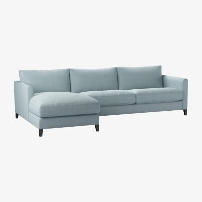 Sofa.com Izzy Large LHF Chaise Sofa in Exhale Vermeer Linen - sofa.com