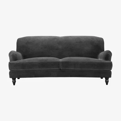 Sofa.com Snowdrop 3 Seat Sofa in Raven Speckled Chenille