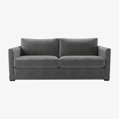 Sofa.com Aissa 3 Seat Sofabed in Earl Grey Smart Velvet - sofa.com