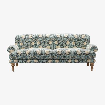 Sofa.com Saturday 3 Seat Sofa in Pimpernel Velvet Indigo