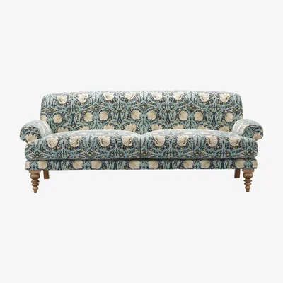 Sofa.com Saturday 3 Seat Sofa in Pimpernel Velvet Indigo