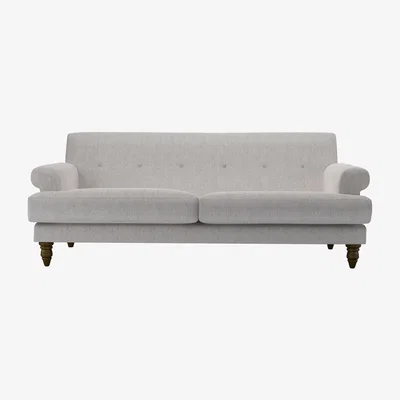 Sofa.com Remy 3 Seat Sofa in Rye Baylee Viscose Linen - sofa.com