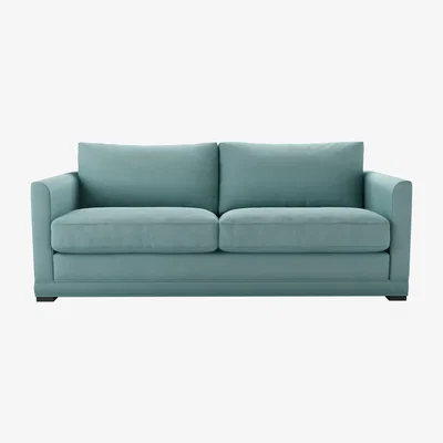 Sofa.com Aissa 3 Seat Sofabed in Eucalyptus Smart Cotton - sofa.com