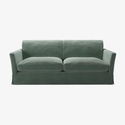 Sofa.com Nearly New Otto 3 Seat Sofa in Sage Smart Velvet - sofa.com