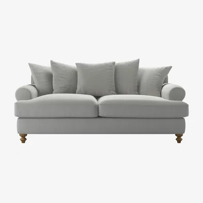 Sofa.com Teddy 3 Seat Sofa Bed in Wishing Well Organic Smart Cotton