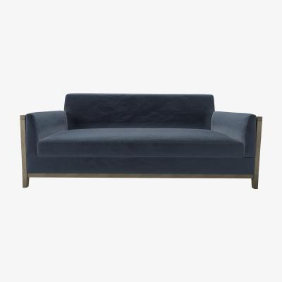 Sofa.com Chester 3 Seat Sofa in Skyfall Cotton Matt Velvet
