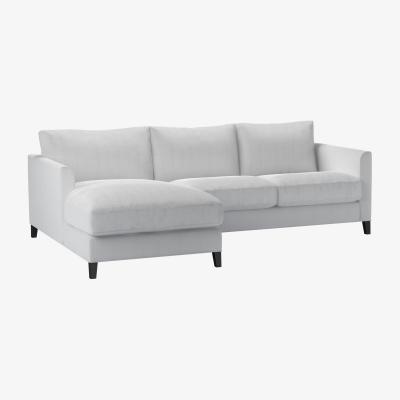 Sofa.com Izzy Small LHF Chaise Sofa in Pumice House Herringbone Weave - sofa.com