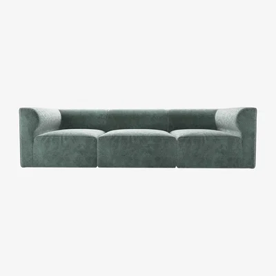 Sofa.com Cohen 3 Seat Sofa in Peppermint Bubble Velvet