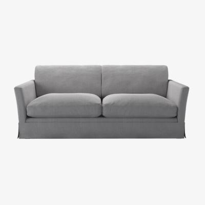 Sofa.com Perfectly Pristine Otto 3 Seat Sofa Bed in Cobble Brushed Linen Cotton - sofa.com