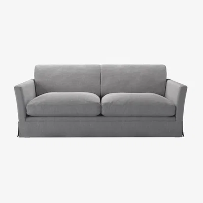 Sofa.com Perfectly Pristine Otto 3 Seat Sofa Bed in Cobble Brushed Linen Cotton - sofa.com