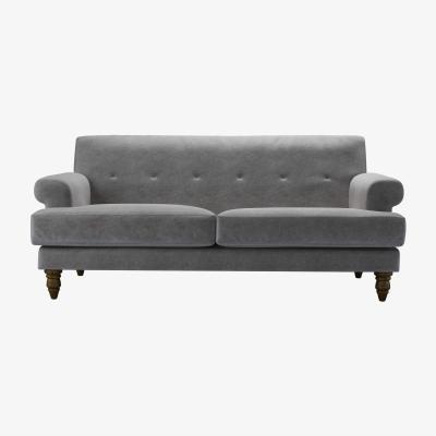 Sofa.com Perfectly Pristine Remy 2.5 Seat Sofa in Earl Grey Smart Velvet - sofa.com