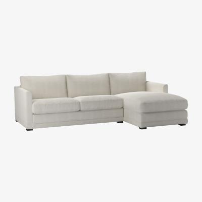 Sofa.com Aissa Medium RHF Chaise Sofa in Clay House Basket Weave - sofa.com