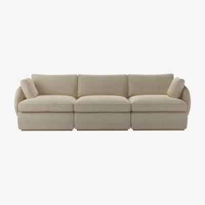 Sofa.com Ren 3 Seat Sofa in Pampas Hygge Smart Linen