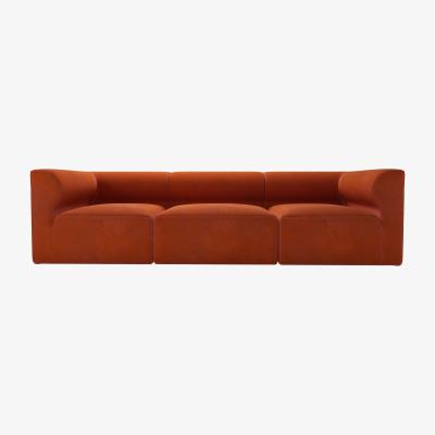Sofa.com Cohen 3 Seat Sofa in Moroccan Spice Smart Velvet