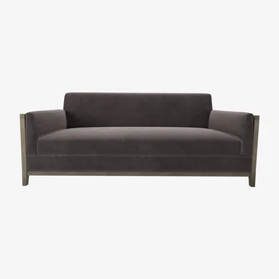 Sofa.com Chester 3 Seat Sofa in Shale Aquaclean Clever Velvet