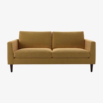 Sofa.com Jude 3 Seat Sofa in Gold Velvet