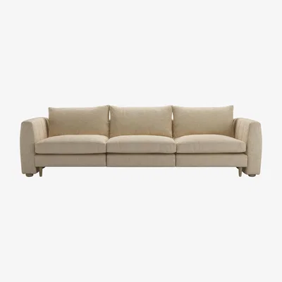 Sofa.com Tiffany 3 Seat Sofa in Shearling Hygge Chunky Weave
